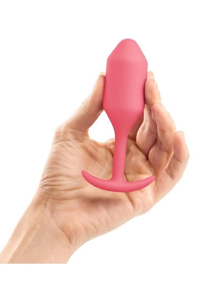 b Vibe Snug Weighted Silicone Anal Plug