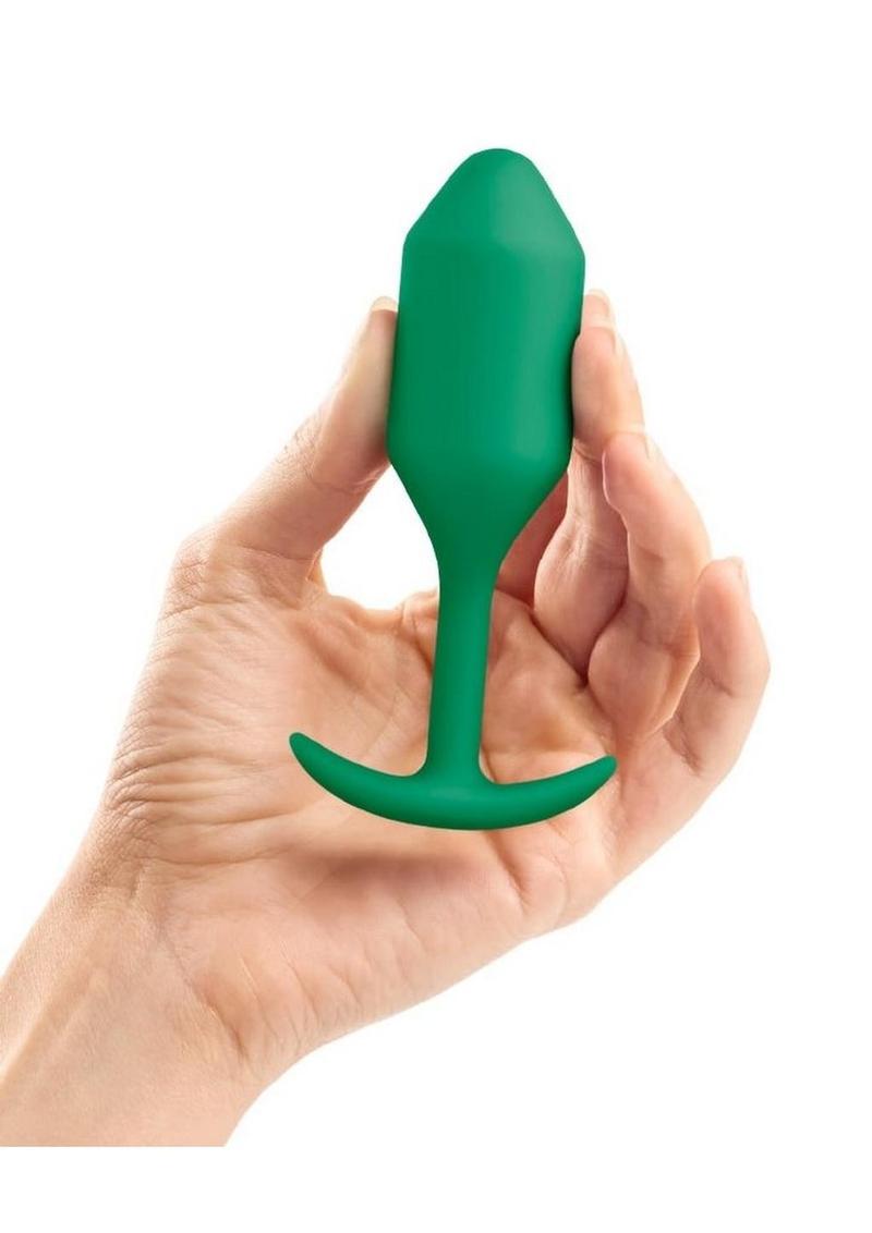 b Vibe Snug Weighted Silicone Anal Plug