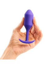 b Vibe Snug Weighted Silicone Anal Plug