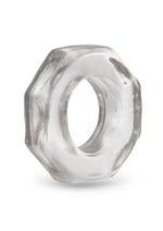 B-Vibe Stretch Tech Bolt Ultra Stretchy Cock Ring - Clear