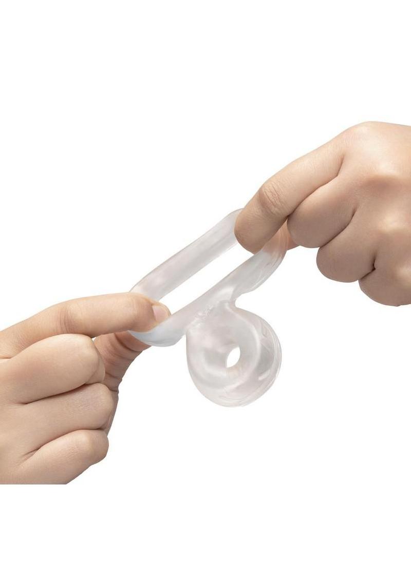 B-Vibe Stretch-Tech Double Cock Ring