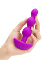 B-Vibe Triplet Rechargeable Anal Beads with Remote Control