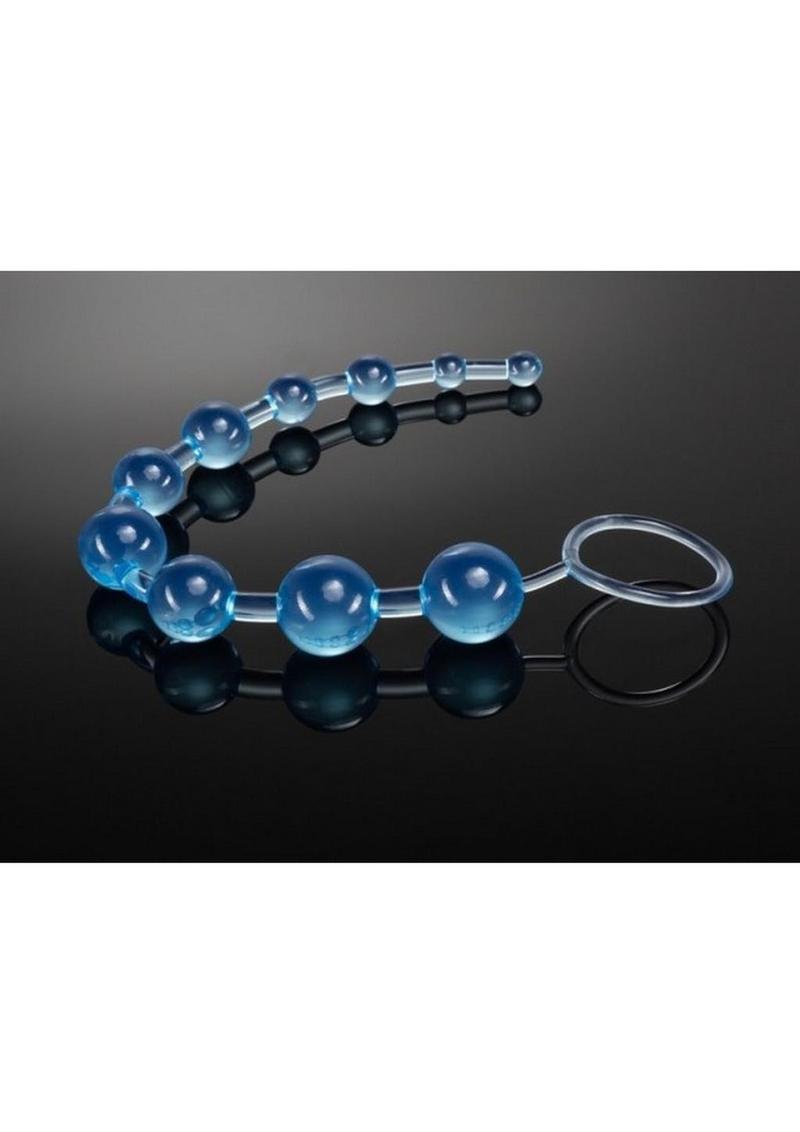 B Yours Basic Beads Blue Anal Beads