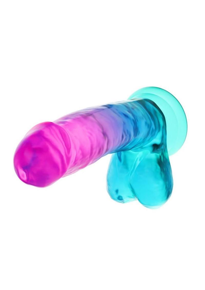 B Yours Candy Colored Dildo - Blue/Pink