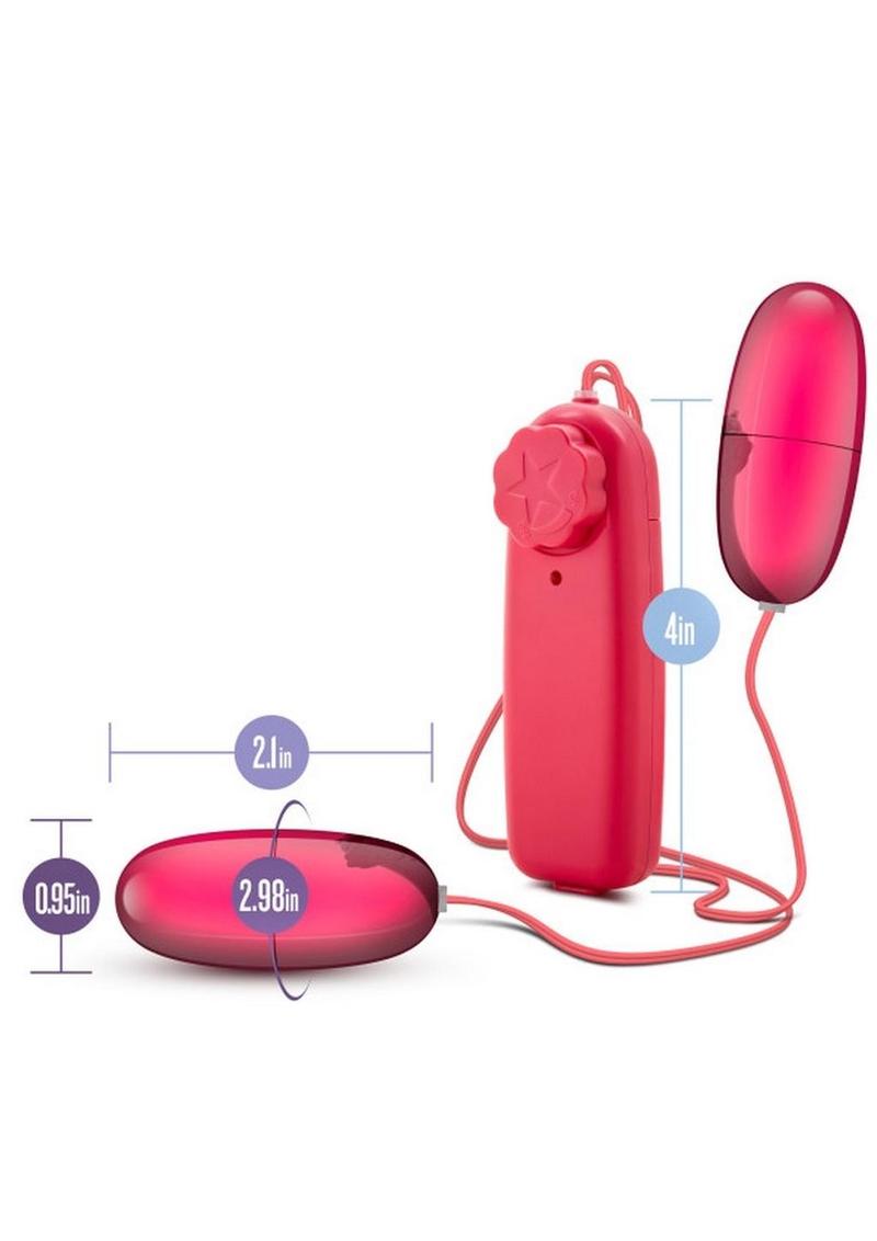 B Yours Double Pop Eggs With Wired Remote Control Vibrators