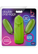 B Yours Double Pop Eggs with Remote Control - Green/Lime