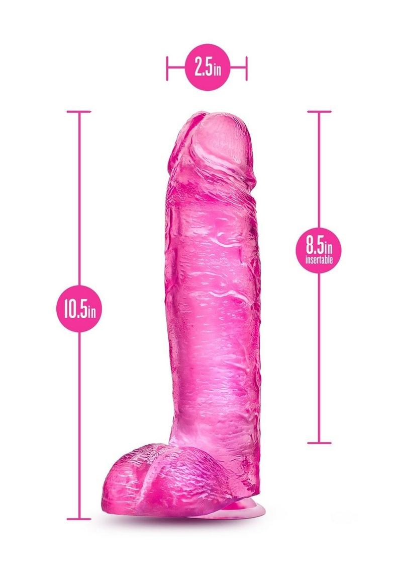 B Yours Plus Big N Bulky Realistic Dildo with Suction Cup