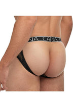 Banana Cabana Lace Nights Open Back Brief Sheer Men's Lace Lingerie