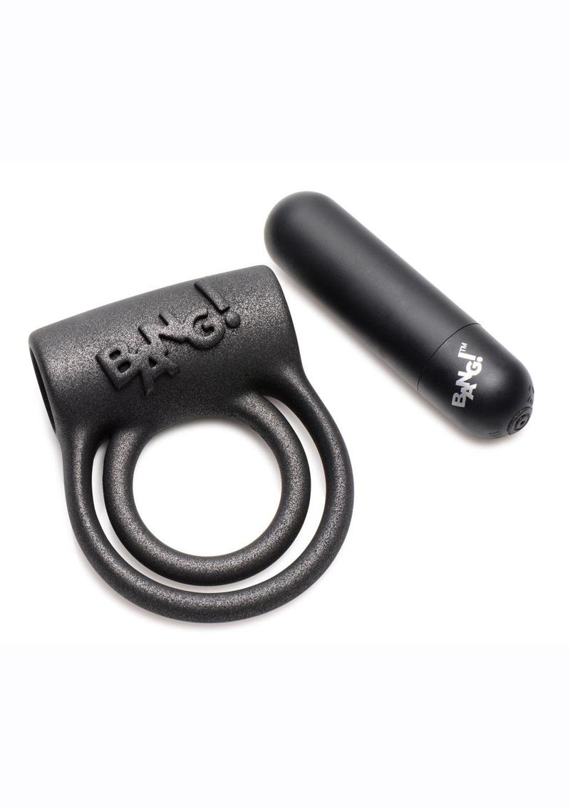 Bang! 25x Silicone Cock Ring With Remote Control Vibrators