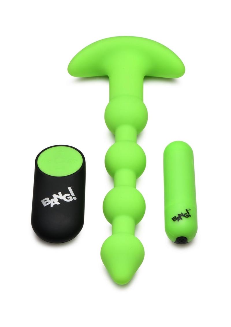 Bang! Glow In The Dark Rechargeable Anal Beads