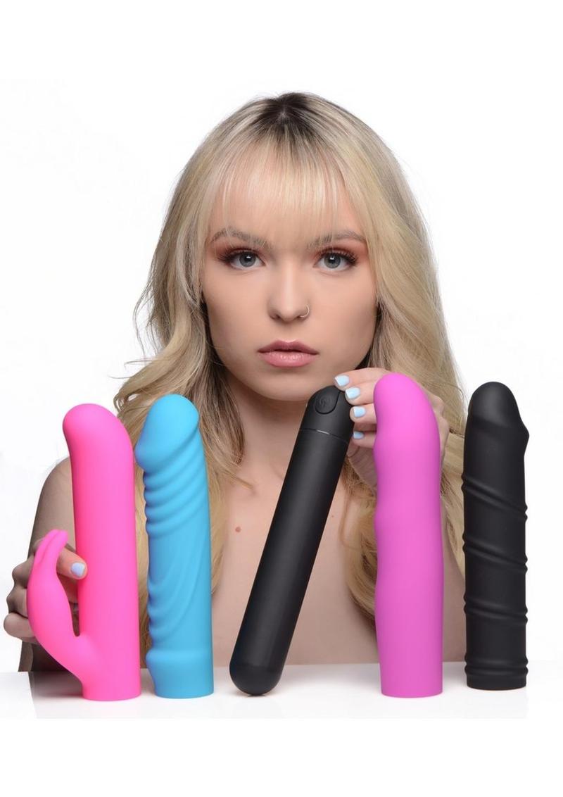 4-in-1 XL Bullet & Sleeve Kit Rechargeable Bang Vibrator