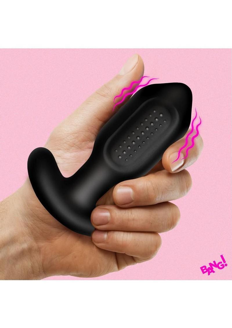 Bang! Vibrating Silicone Butt Plug