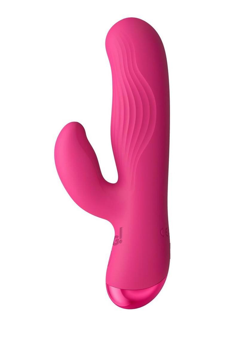 Bang Flexible Ribbed Silicone Rabbit Vibrator