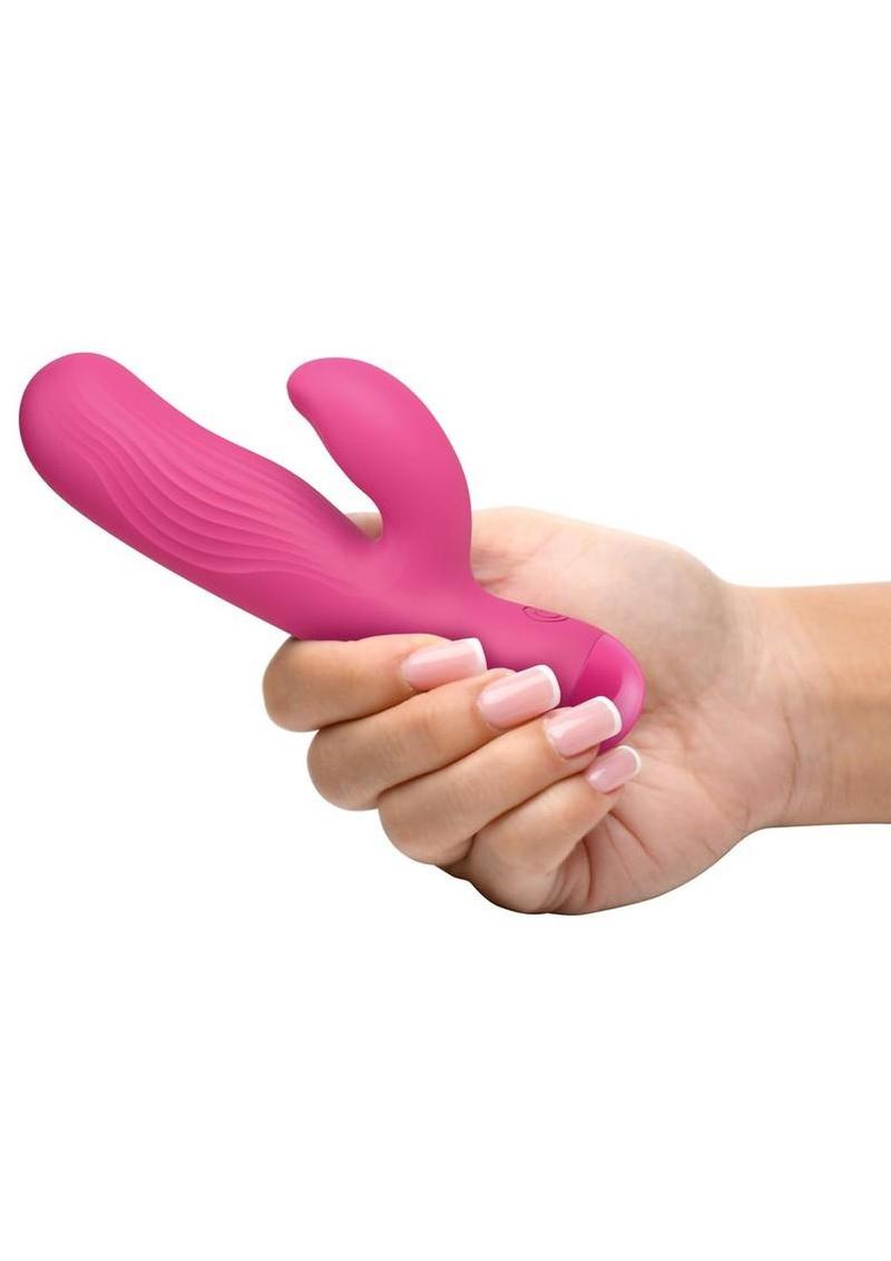 Bang Flexible Ribbed Silicone Rabbit Vibrator