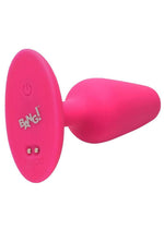 Bang! Vibrating Silicone Butt Plug