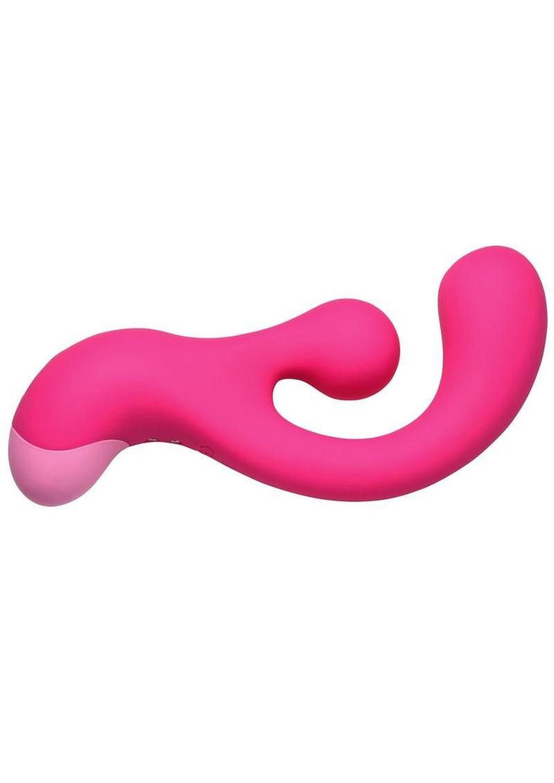 Bang! Gyro Rabbit Rechargeable Silicone Vibrator - Pink