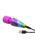 Bang! Rainbow Mini Wand Rechargeable Rabbit Vibrator