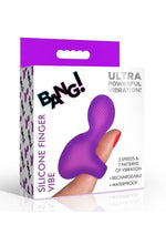 Bang! Silicone Rechargeable Finger Vibe - Purple