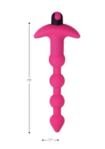 Bang! Vibrating Silicone Rechargeable Anal Beads
