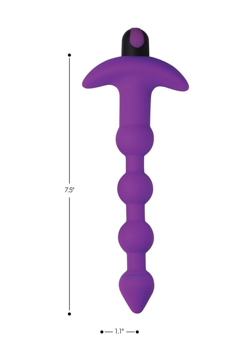 Bang! Vibrating Silicone Rechargeable Anal Beads