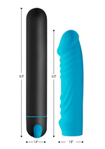 Bang! XL Bullet and Ribbed Rechargeable Sleeve
