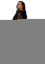 Barely Bare LaceSeductive And Elegant Trim Sheer Robe