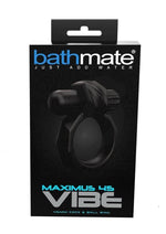 Bathmate Maximus Vibe 45 Rechargeable Silicone Cock Ring - Black