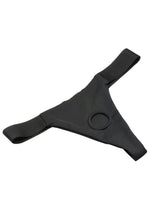Bedroom Bliss ChÃ©rie Thong Strap-On Panty Harness - Black - Medium