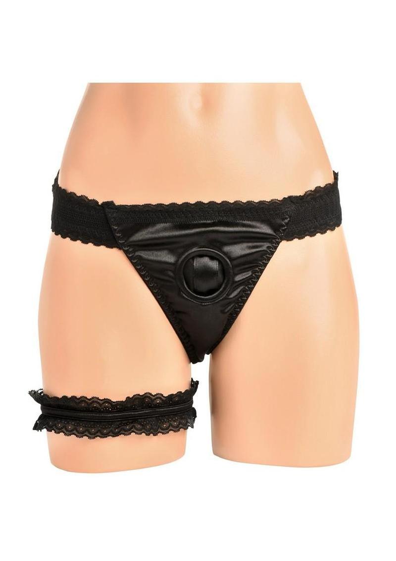 Jolie Strap-On Panty Harness And Garter