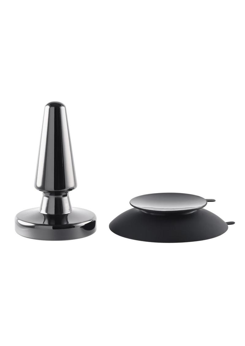 Evolved Beginner Metal Chrome Vibrating Anal Plug