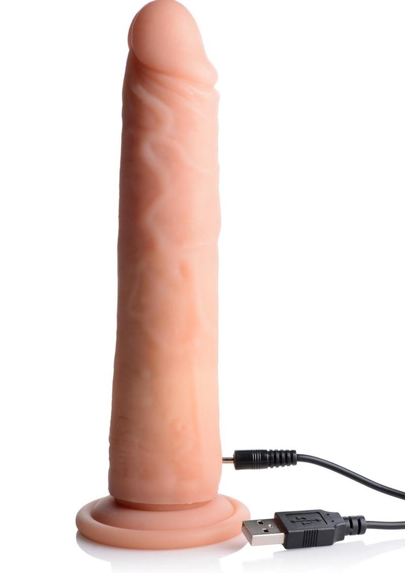 Big Shot Vibrating and Twirling Rechargeable Dildo with Remote Control