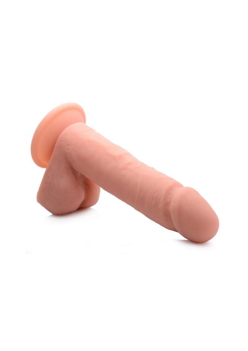 Big Shot Vibrating Rechargeable Dildo with Balls and Remote Control