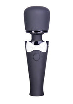 Black Tie Affair Bowtie Silicone Rechargeable Wand - Black/White