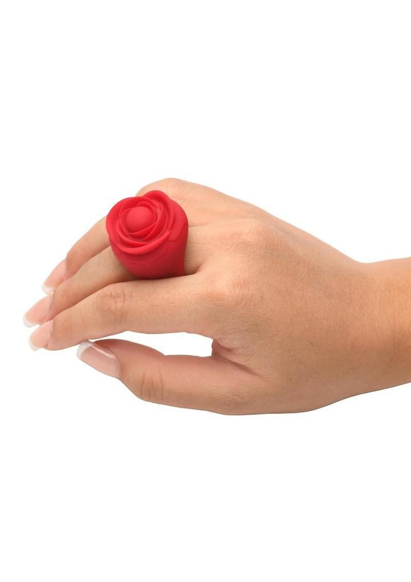 Bloomgasm Rose Ring Finger Vibrator