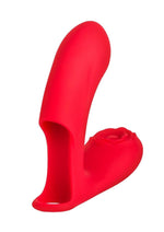 Bloomgasm Rose Touch Pulsing Silicone Finger Vibrator