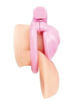 BlueLine Bitchboy Degrading Mini Chastity Cage