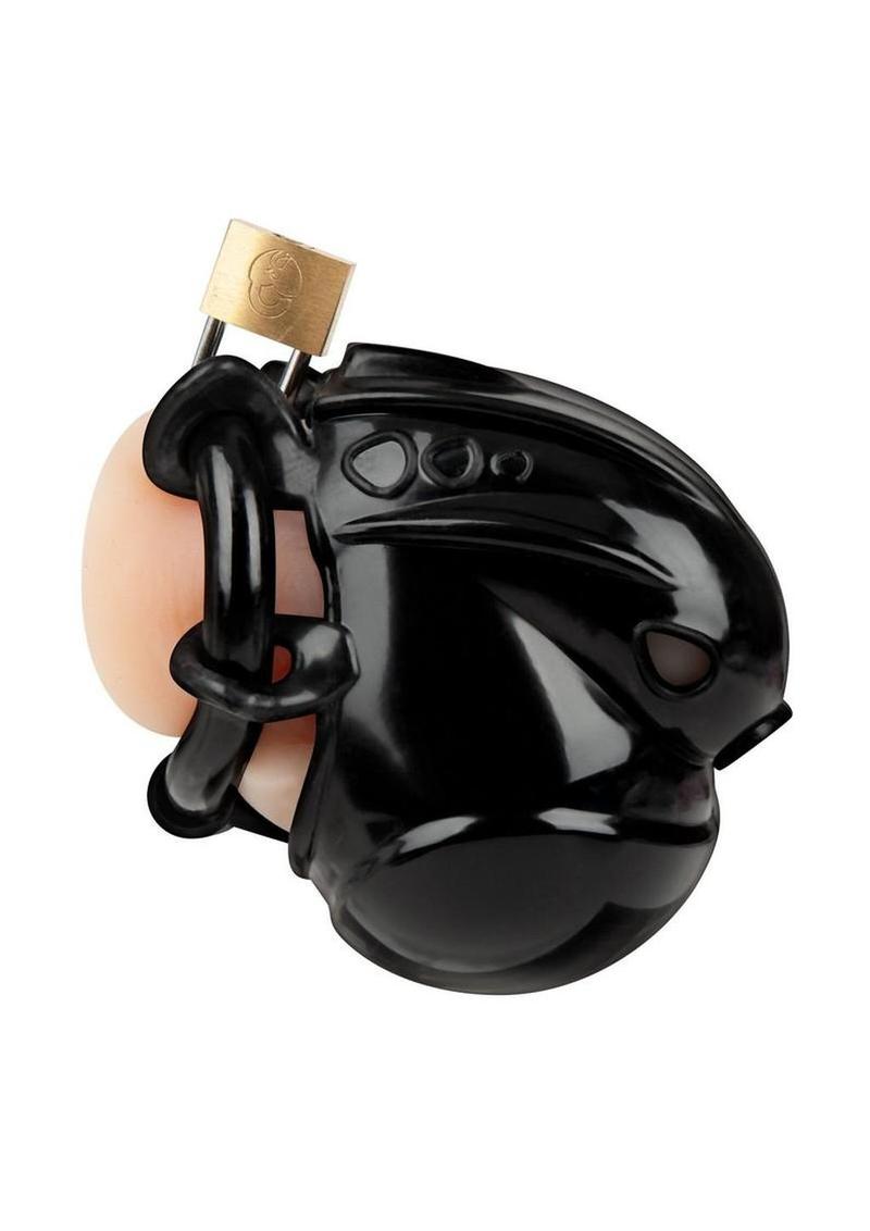BlueLine Full Restraint Cock and Balls Chastity Device