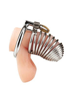 Blueline Prisoner Cock Cage - Iron - Metal