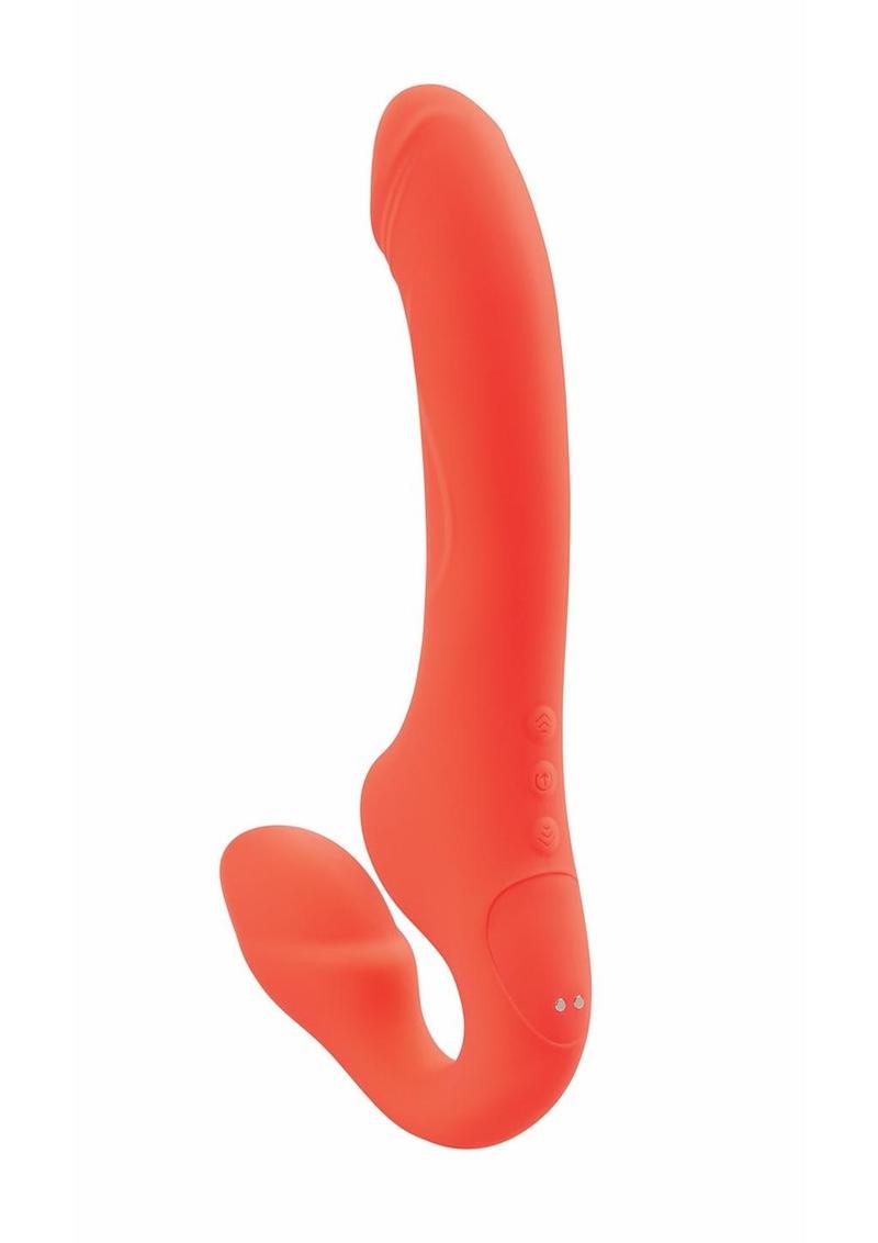 Bodywand iD Strap On Vibrating Pulsating Vibrator for Couples Play