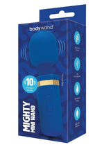 Bodywand Mighty Mini Wand Rechargeable Wand Massager - Blue/Gold