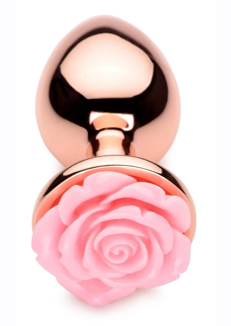 Booty Sparks Pink Rose Aluminum Anal Plug