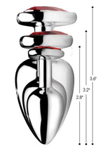 Booty Sparks Red Heart Gem Anal Plug Set