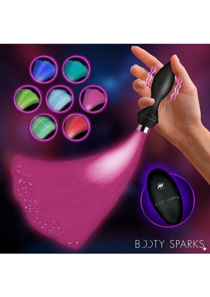 Booty Sparks Vibrating Fiber Optical Butt Plug