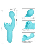 CalExotics Rechargeable Butterfly Kiss Dual Vibrator