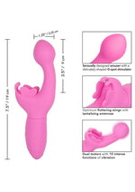 CalExotics Rechargeable Butterfly Kiss Dual Vibrator