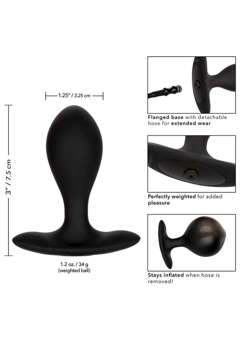CalExotics Weighted Silicone Inflatable Plug