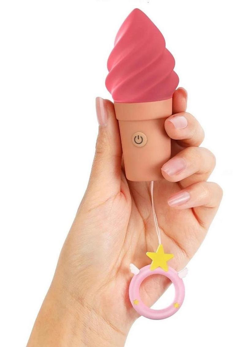 Cand’Ice Raspberry Jolly Rechargeable Clitoral Stimulator