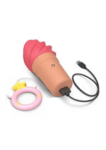 Cand’Ice Raspberry Jolly Rechargeable Clitoral Stimulator