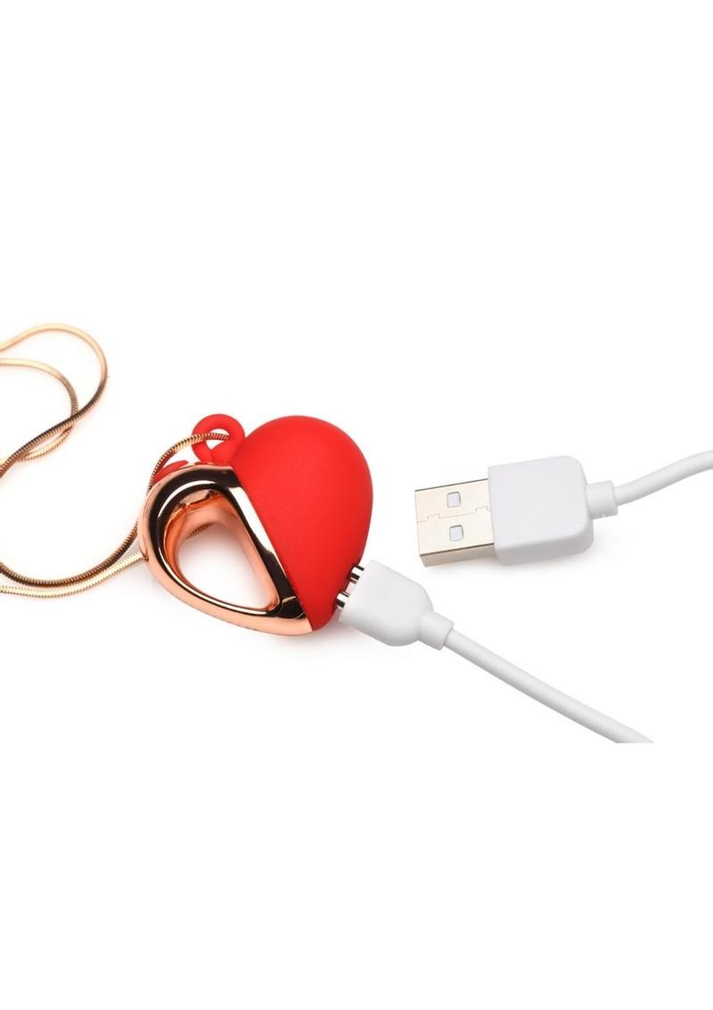 CHARMED 10X Vibrating Heart Necklace