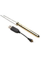Charmed 7X Vibrating Necklace Gold